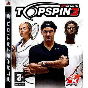 2K Sports Top Spin 3 Refurbished PS3 Playstation 3 Game